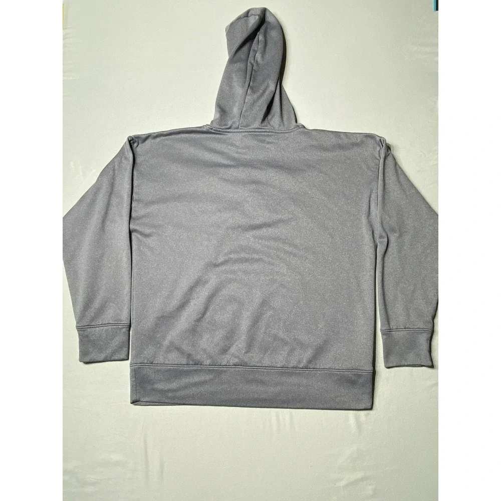 UNDER ARMOUR Cold Gear Loose Women's Fleece Chenille Logo Hoodie, #1348246 Gray